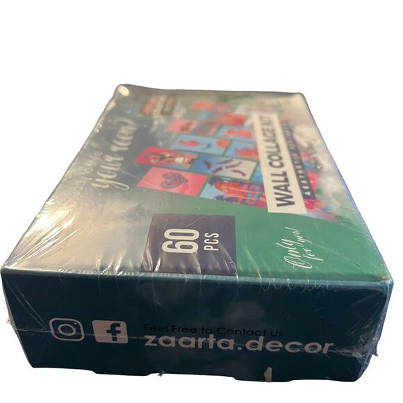 Wall Collage Kit Aesthetic Pictures 60 Piece Set Set 4x6 Pink & Blue Dreams Col. - Picture 7 of 9